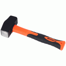 Sledge hammer with a fiberglass handle