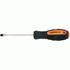 Screwdriver with a round rod
