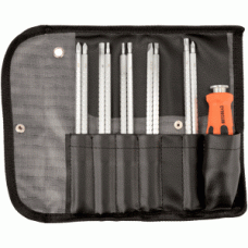Combination screwdriver with replaceable rods
