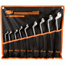 Box end offset wrench set
