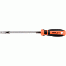 Flexible screwdriver for 1/4 