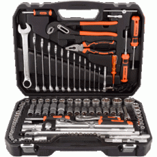 Professional tools set 123 items 1/4" DR 1/2" DR