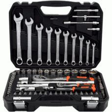 Professional tools set 82 items 1/4" DR 1/2" DR