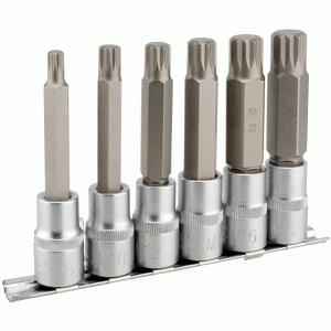 Socket set with Spline 1/2