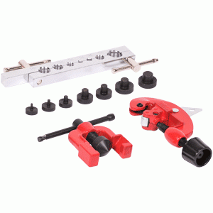 Pipe flaring tool kit