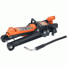 Hydraulic floor low profile jack with LED