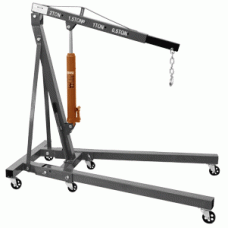 Folding hydraulic crane