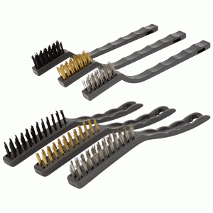 Stripping brush set