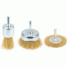 Drill stripping brush set