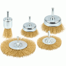 Drill stripping brush set