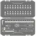 Tool set 46 pcs 1/4" DR